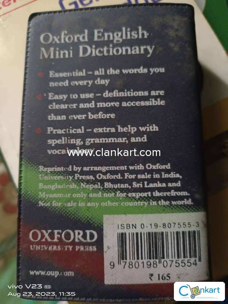 OXFORD ENGLISH MINI DICTIONARY - OXFORD DICTIONARY: Buy OXFORD