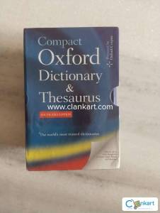 Oxford dictionary and thesaurus