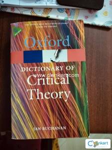 Oxford dictionary of Critical Theory