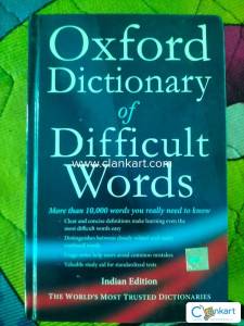 Oxford dictionary of difficult words