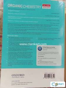 Oxford organic chemistry second hand book