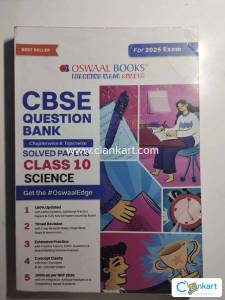 PACK of 4 Reference Books(Science, maths, social, 10year solvedpapers)