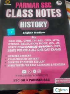 PARMAR SSC class note history in english