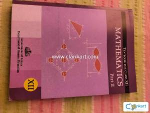 PART II SCERT TEXTBOOK FOR CLASS 12 MATHEMATICS