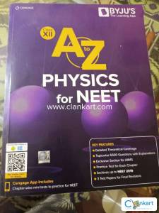 PHYSICS BOOK FOR NEET PREPARATION BY BYJU'S FOR CLASS 12th