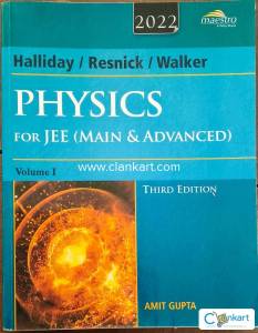 PHYSICS FOR JEE (MAIN & ADVANCED) Halliday / Resnick / Walker