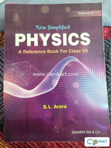 PHYSICS REFERENCE BOOK FOR CLASS XII(vol I and II both)