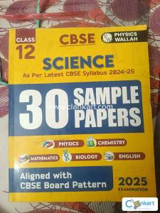 PHYSICS WALLAH CBSE CLASS 12 PCMB 30 SAMPLE PAPERS