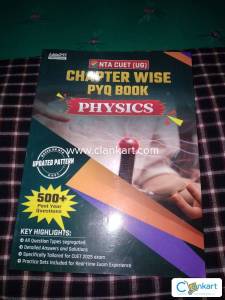 PHysics  chapter wise pyq book for CUET