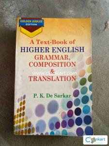 PK De Sarkar Higher English Grammar Composition & Translation
