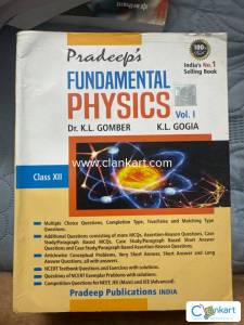 PRADEEPS FUNDAMENTAL PHYSICS FOR CLASS 12 Volume 1 and 2