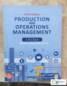 PRODUCTION AND OPERATIONS MANAGEMENT (S N CHARY)