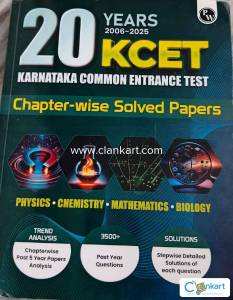 PW 20 Years Karnataka CET Chapterwise Solved Papers