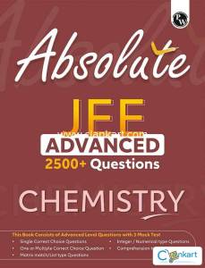 PW Absolute JEE Advanced Chemistry (2500+ Questions) - Latest Edition