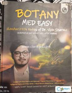 PW BOTANY  MED EASY  Handwritten Notes of Dr. Vipin Sharma