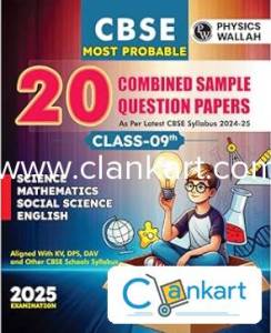 PW CBSE Class 9 Most Probable 20 Combined Sample Question Papers For 2