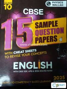 PW CBSE ENGLISH SAMPLE QUESTION PAPERS FOR CLASS 10