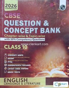 PW CBSE QUESTION AND CONCEPT BANK FOR ENGLISH LANGUAGE AND LITERATURE.