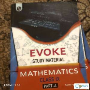 PW Evoke study material mathematics class 9 Part A and B (2 books)