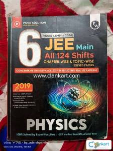 PW JEE Main 6 Years (2019-2024) Physics All Shifts Online Previous Yea