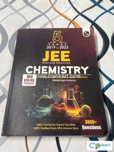 PW JEE Main and Advanced CHEMISTRY pyq book from year 2019-2023