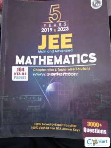 PW Jee 5 years PYQ mathematics for Jee Mains & Advanced.