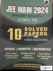 PW Jee Main 2024 January session-1 with 10 solved papers.