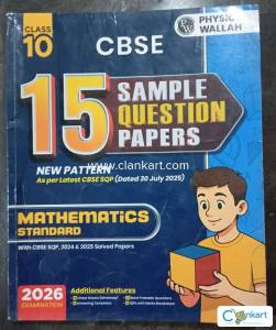 PW Mathematics sample paper class 10