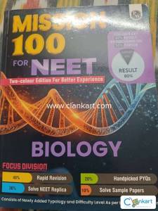 PW Mission 100 NEET Biology Book  Unused  Like New