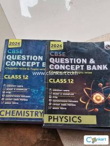 PW Question and concept bank physics and chemistry Class12