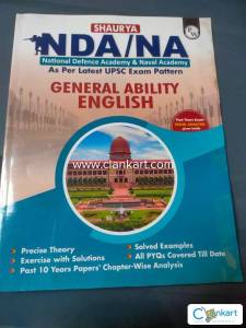 PW Shaurya Batch Nda/NA General Ability English Book