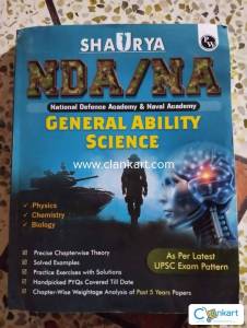 PW Shaurya NDA/NA General Ability Science Book with Latest 2025 Solved