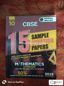 PW class 10 Maths (standard) sample question papers