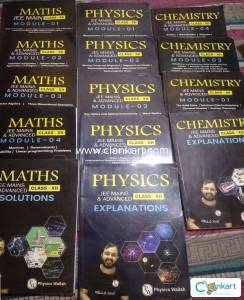 PW study material for class 12th (set of physics, Chemistry and maths)