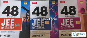 PYQ's for jee Advanced with solutions from mtg for last 48 years