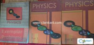 Pack of 3= Physics class 12th- Part I, II and exemplar