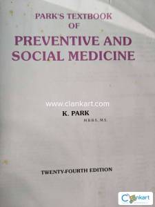 Parks textbook of PREVENTIVE AND SOCIAL MEDICINE 24th Edition (Binded)