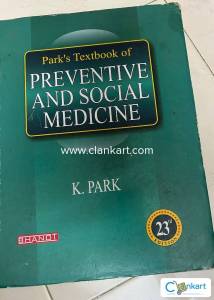 Parks textbooks of preventive and social medicine