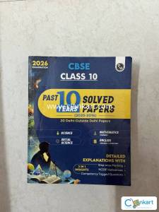 Past 10 years SOLVED PAPERS Class 10 MATHS, SCIENCE, SST AND ENGLISH