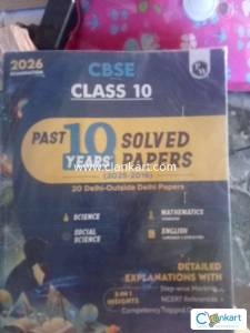 Past 10 years solved papers of class 10