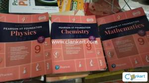 Pearson IIT FOUNDATION 2020 SET OF 3  ( PHYSICS, MATH CHEMISTRY)CLASS9