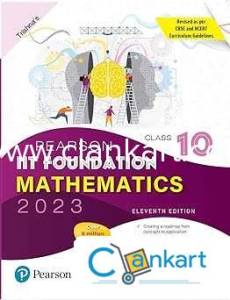 Pearson IIT Foundation Mathematics Class 10, for JEE, NTSE, Olympiad