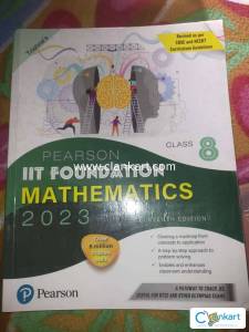 Pearson IIT Foundation Mathematics for class 8