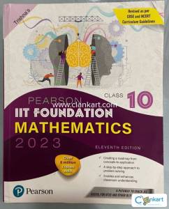 Pearson IIT Foundation Maths for Class 10