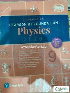 Pearson IIT Foundation Physics for class 9