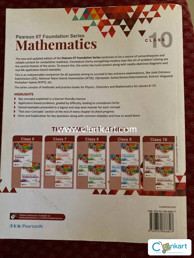 Buy mathematics class 10 iit foundation series book in excellent
