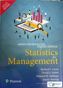 Pearson Statistics for management