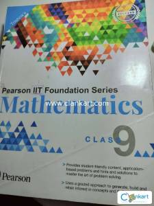 Pearson class 9 IIT foundation series for Mathematics