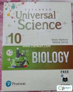 Pearson expanded universal science biology book in unused condition