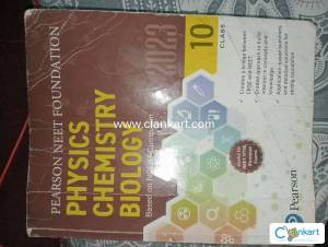 Pearson physics, chemistry, biology class 10 book for neet foundation